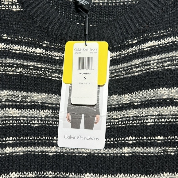 NWT Calvin Klein jeans Marled Sweater size S - Picture 11 of 12